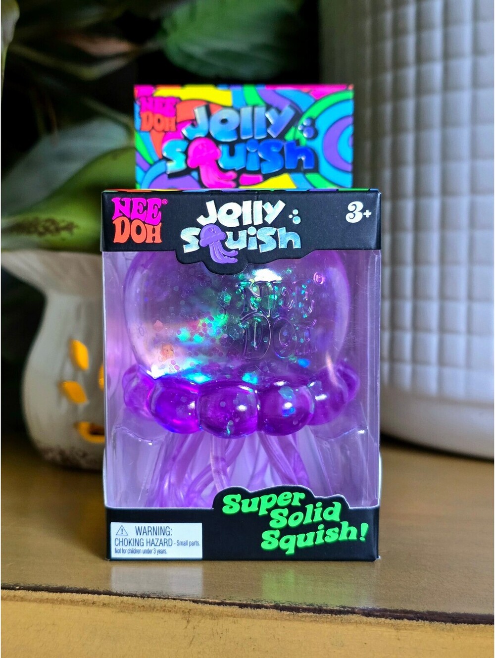 NIB Authenic Schylling Needoh JellySquish PURPLE